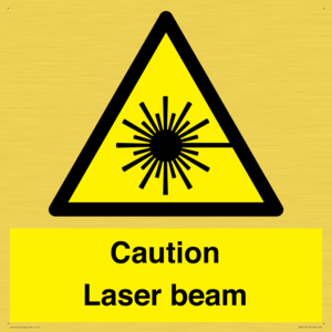 Caution Laser beam